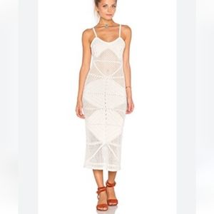 Elegant White Midi Dress